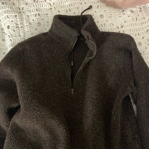 Teddy quarter zip hoodie